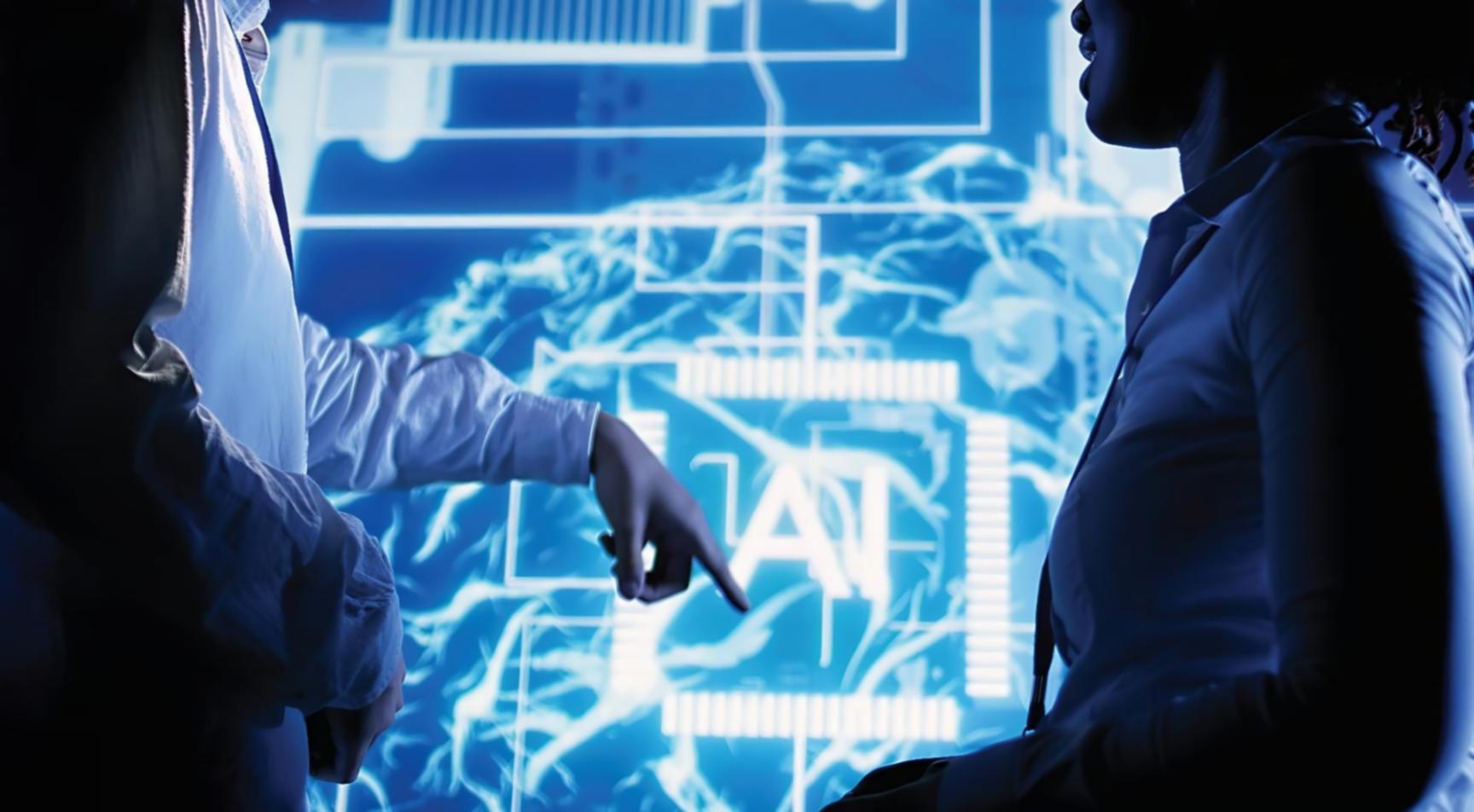 Étudiant en ligne travaillant sur des concepts éthiques de l'IA